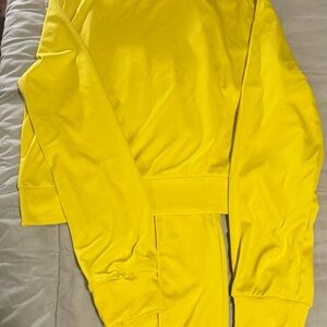 Bright Yellow Jogger Set